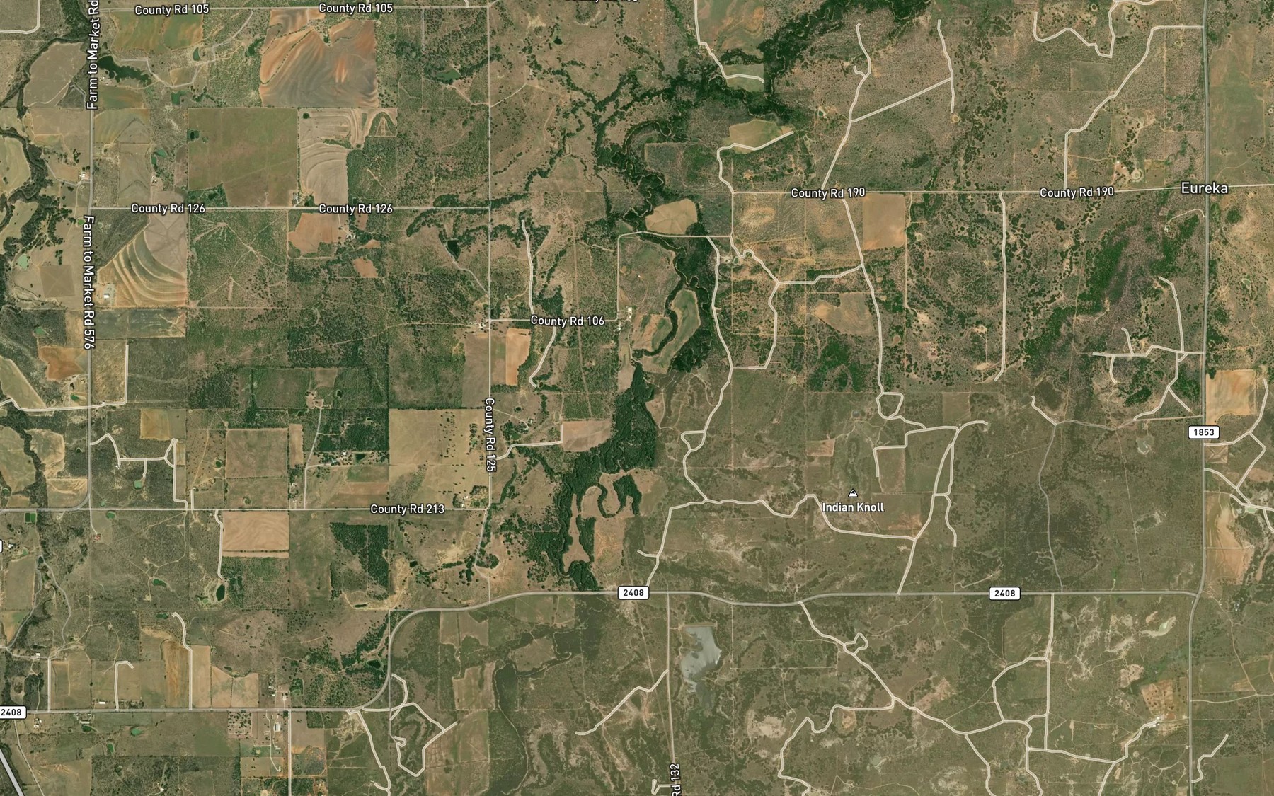 Satellite map of the Board Branch