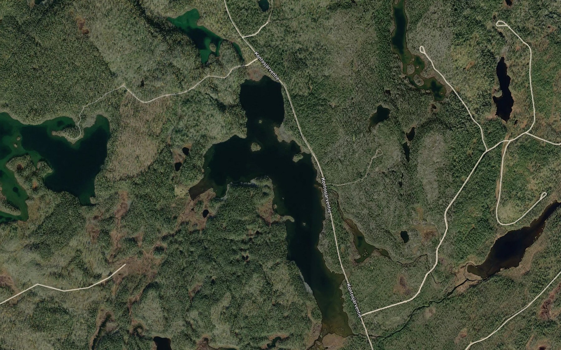 Satellite map of the Kivijarvi