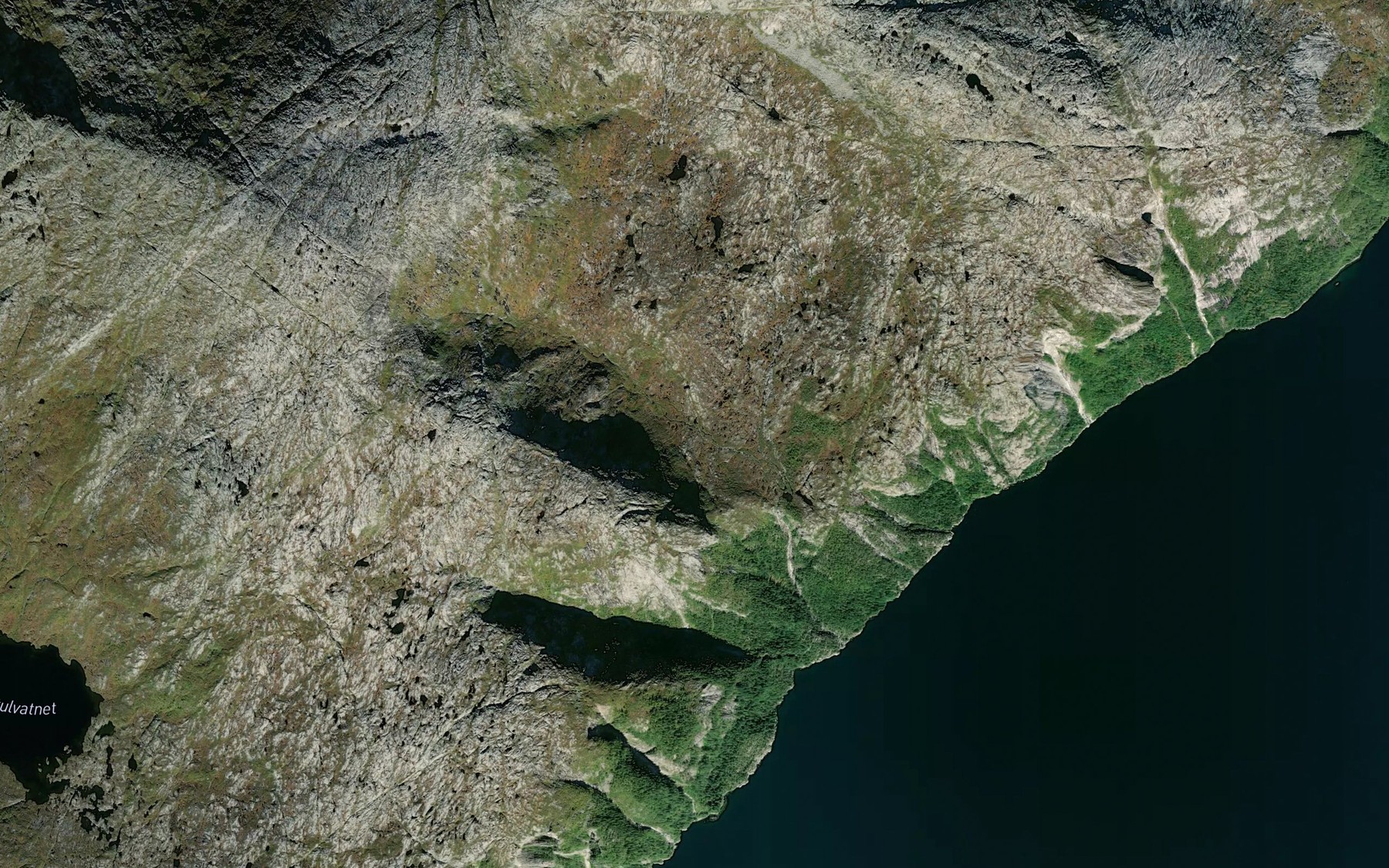 Satellite map of the Doggfallelva