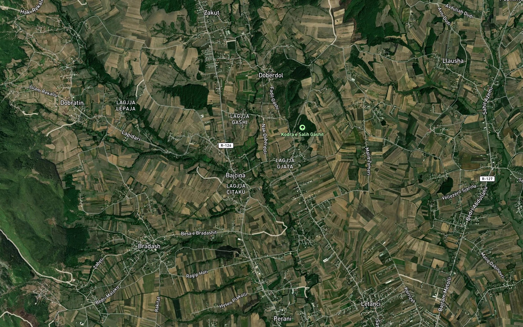 Satellite map of the Lumi Dobrotin