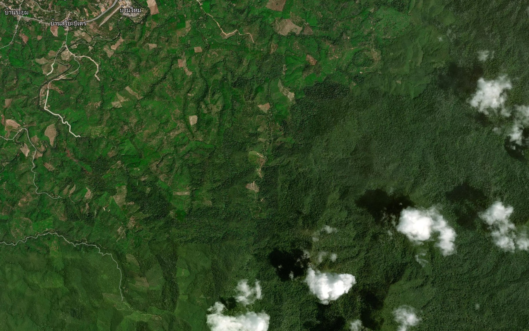 Satellite map of the Khlong Wang Suda