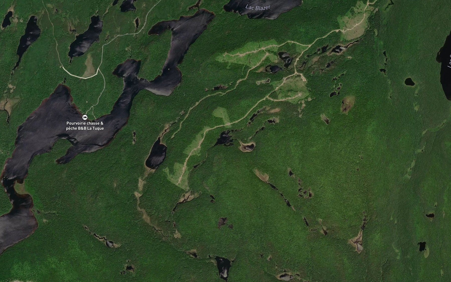 Satellite map of the Lac du Gentleman