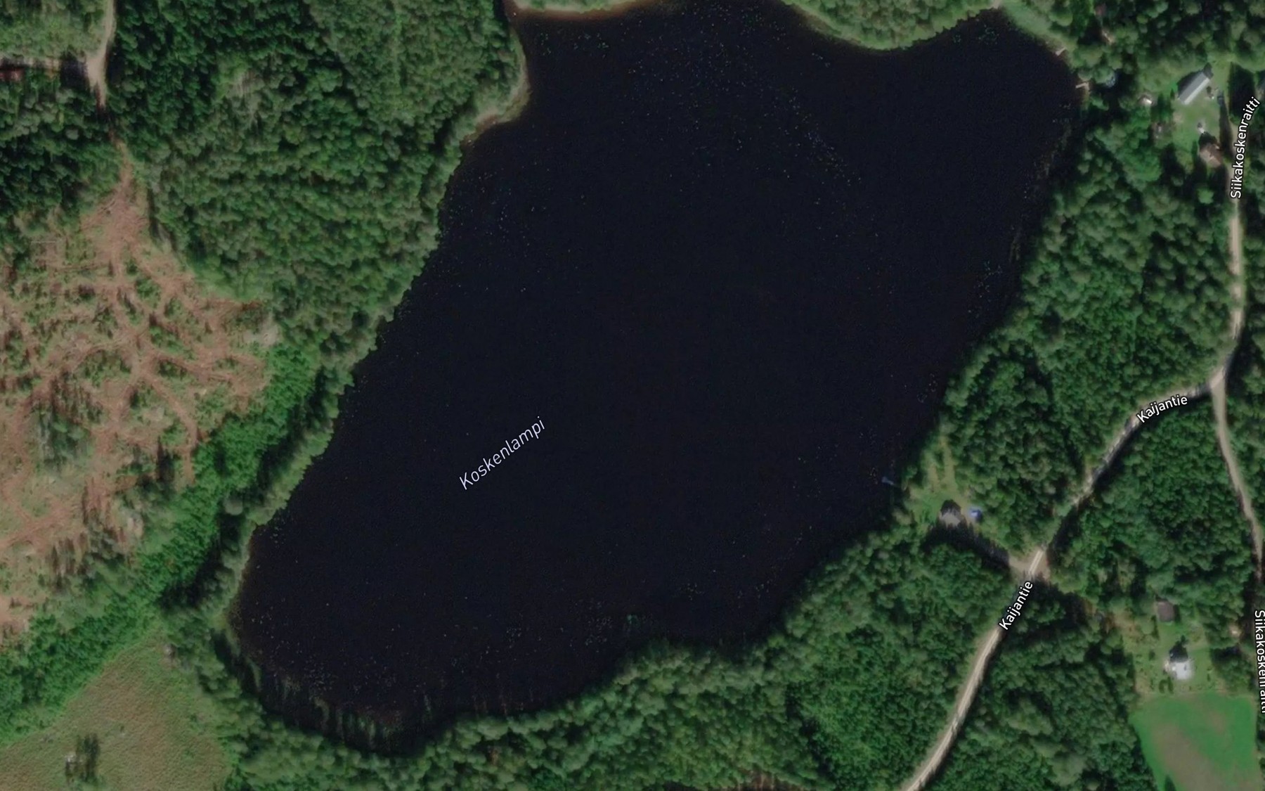 Satellite map of the Koskenlampi
