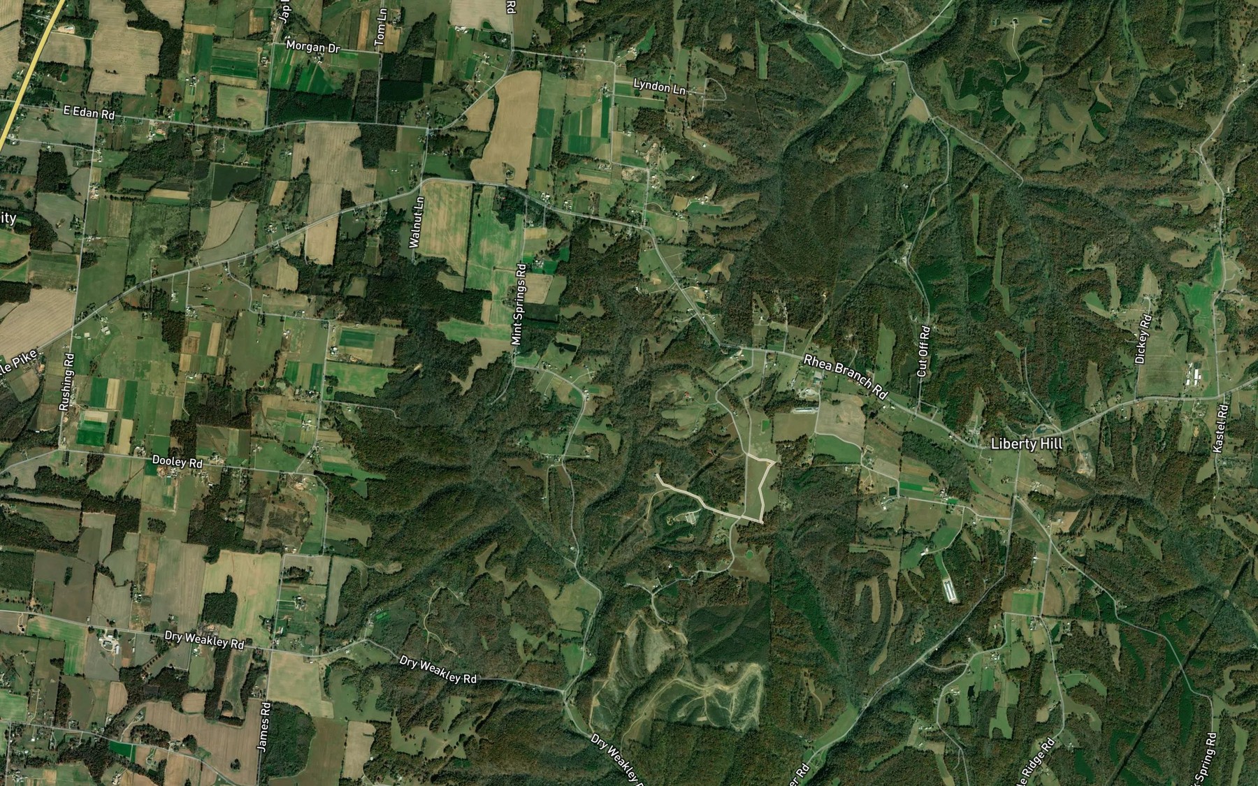 Satellite map of the Mack Branch