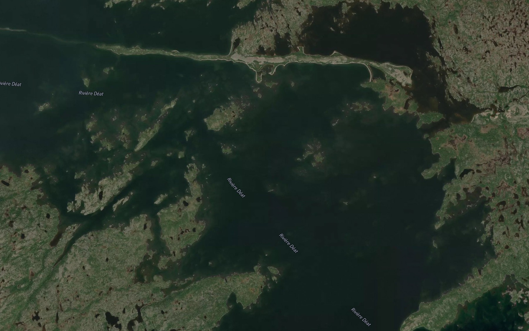 Satellite map of the Lac Kashetsheministukut