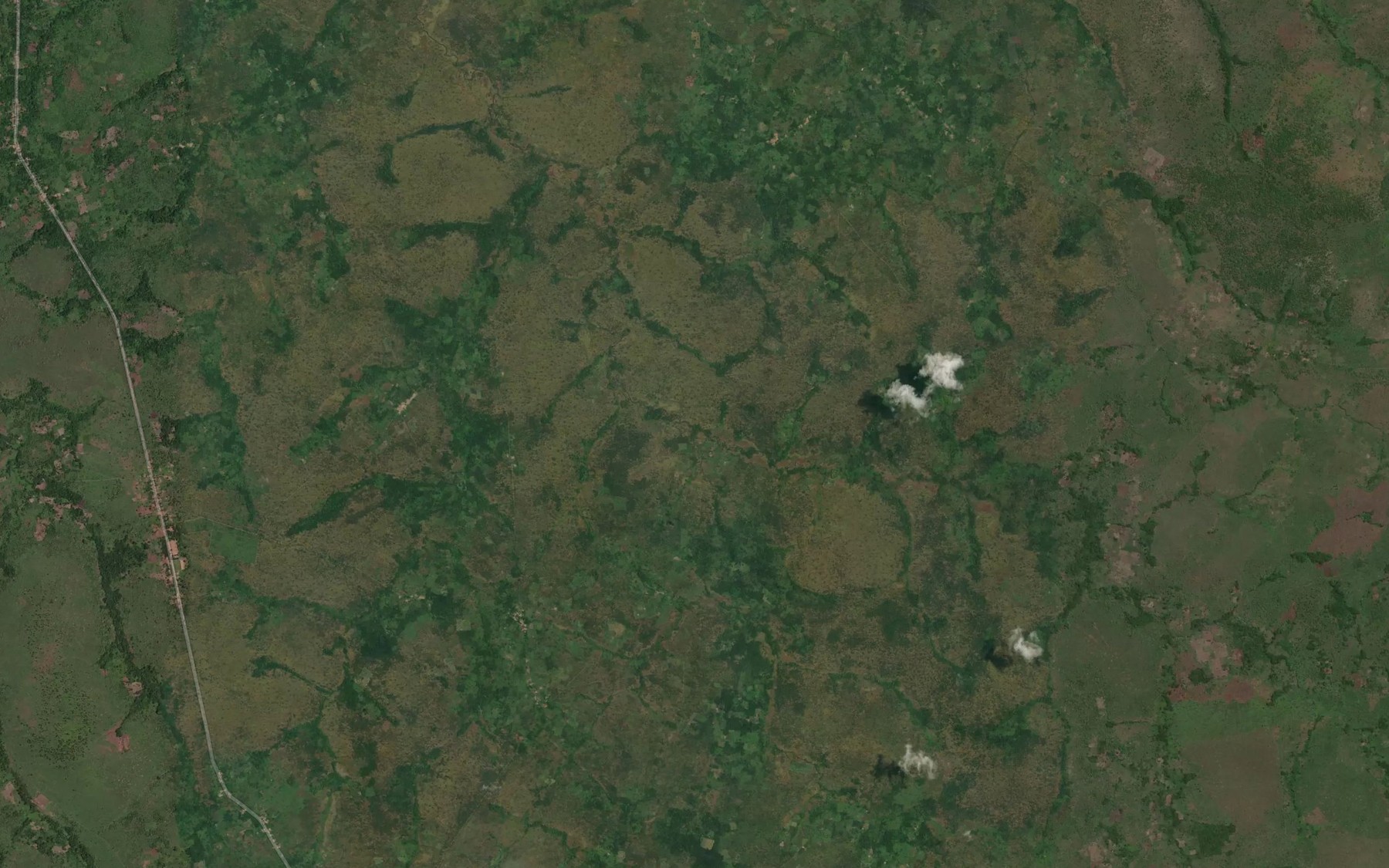 Satellite map of the Ganzu