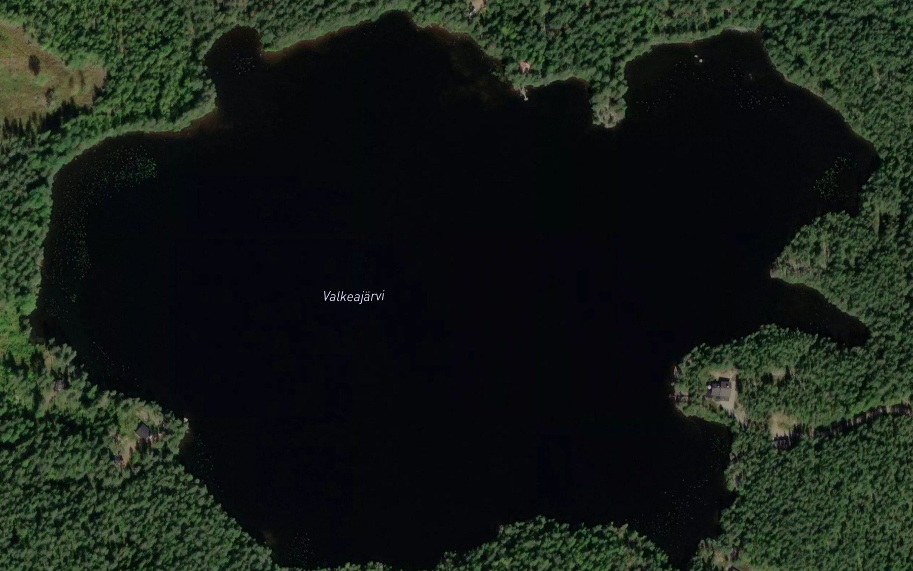 Satellite map of the Valkeajarvi