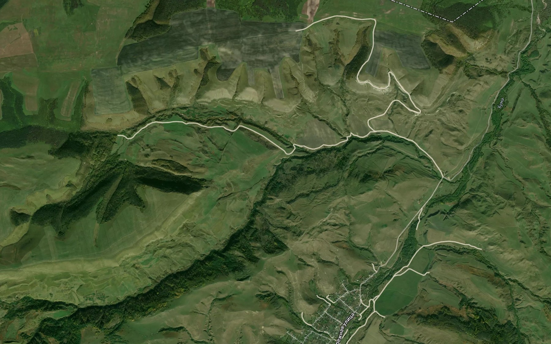 Satellite map of the Balka Kumach