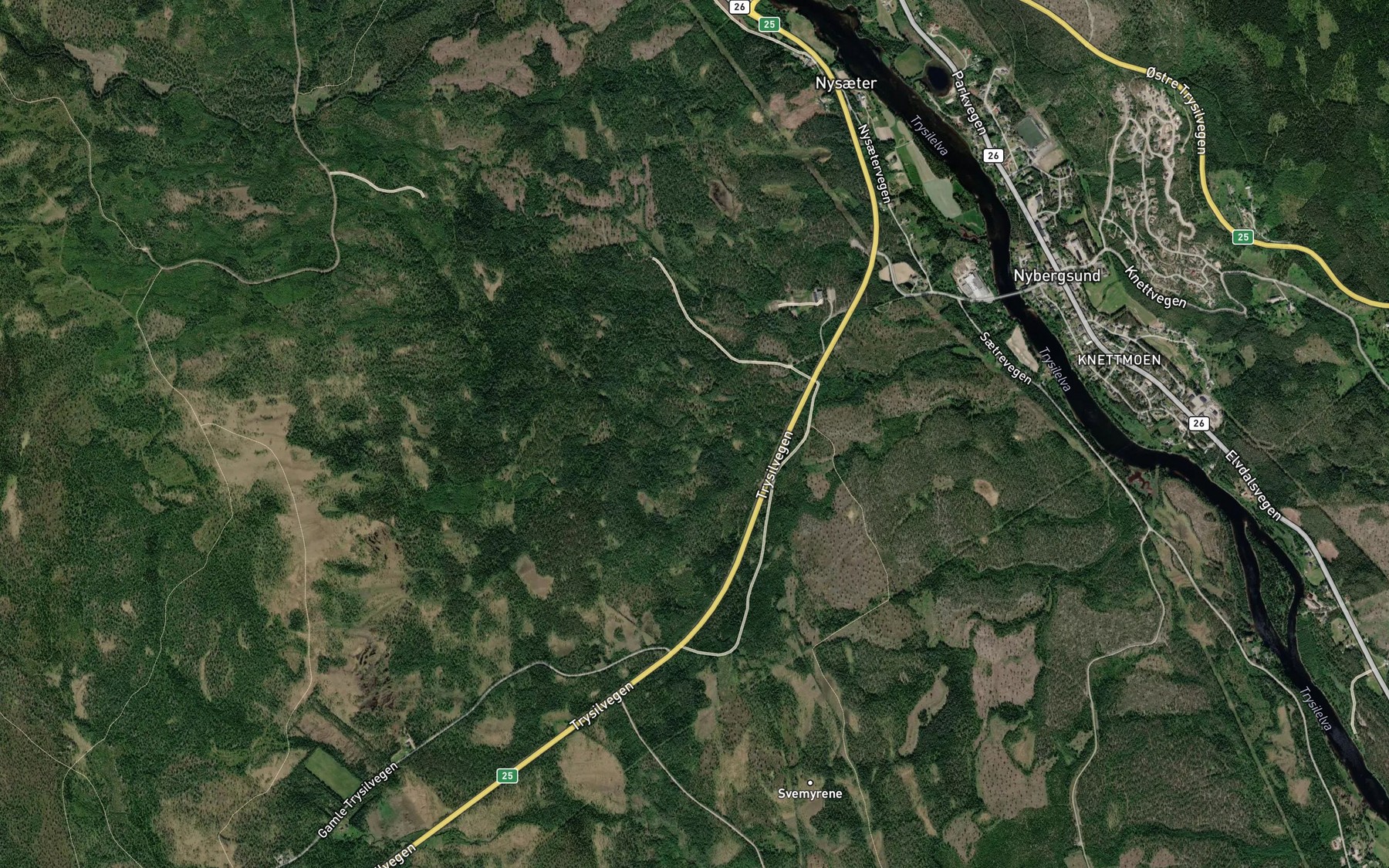 Satellite map of the Radelsbekken
