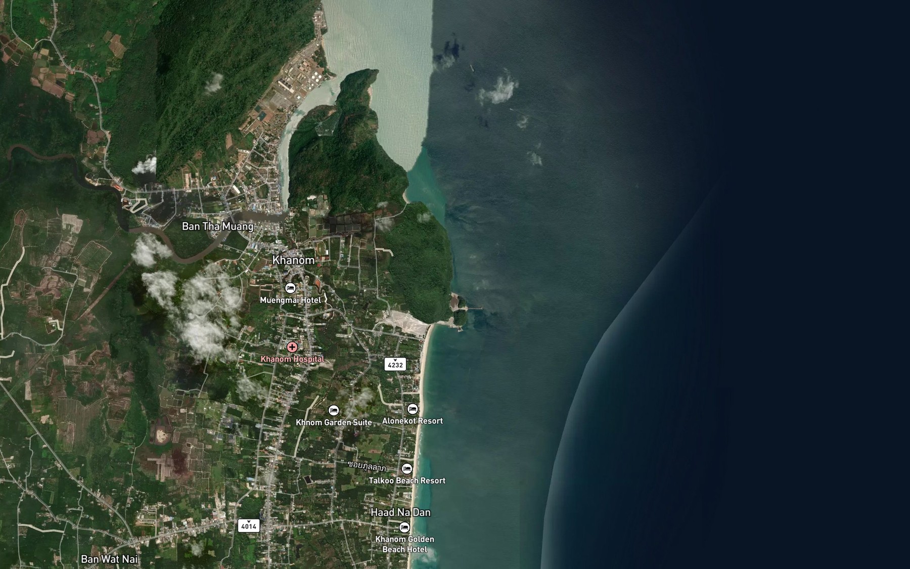 Satellite map of the Ao Thong Lang