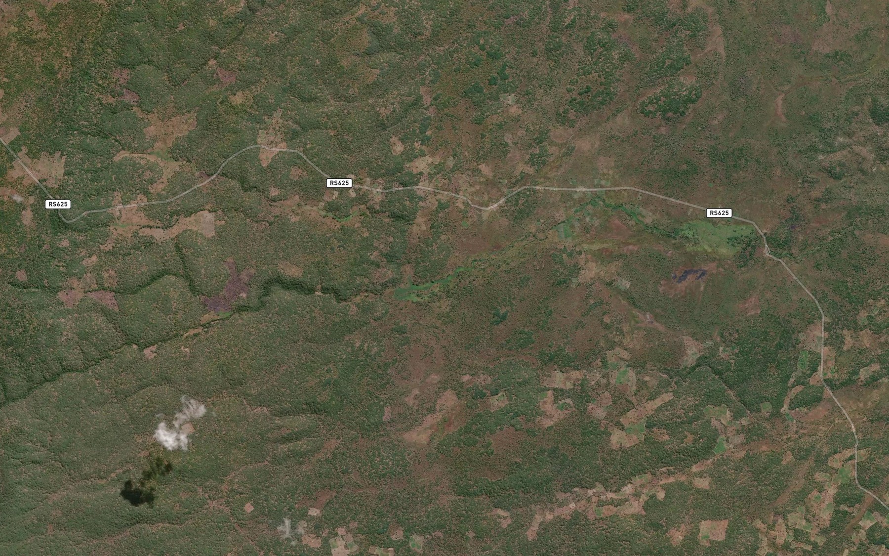 Satellite map of the Kiansamba