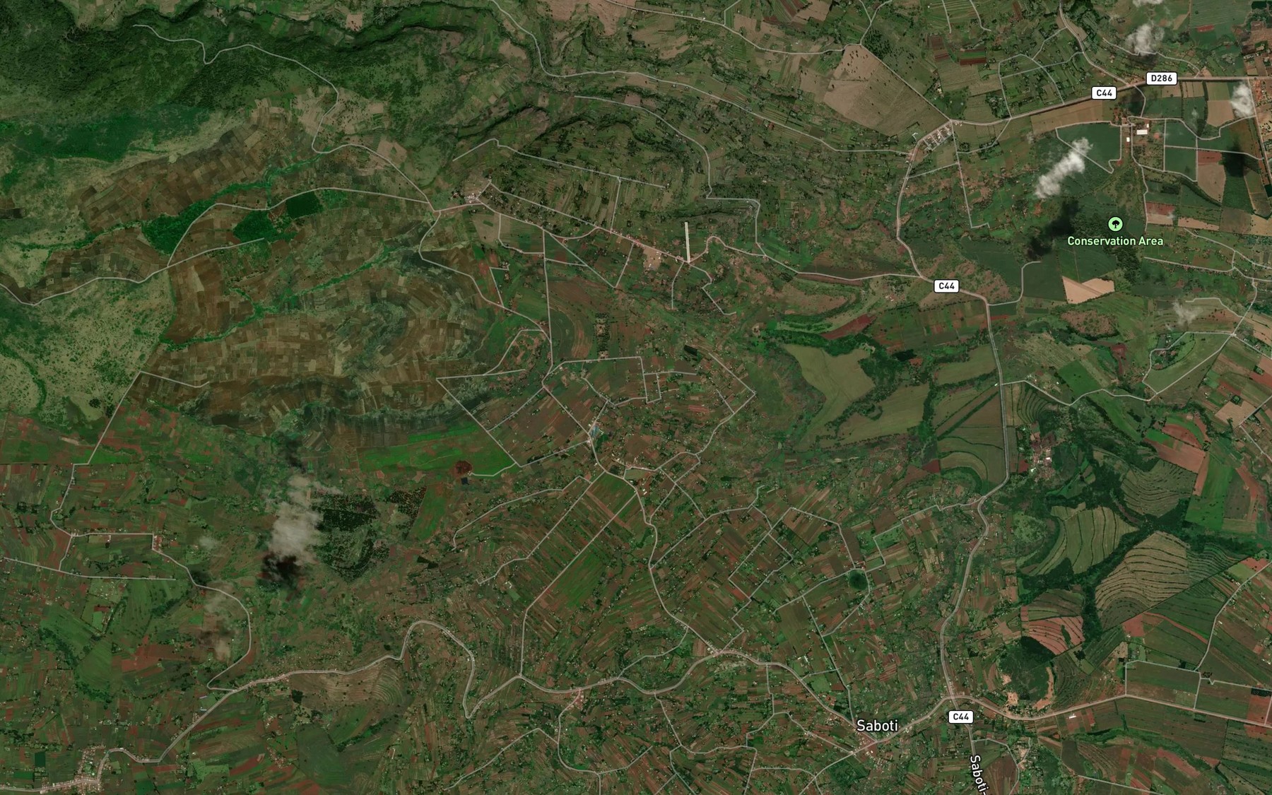 Satellite map of the Soundet