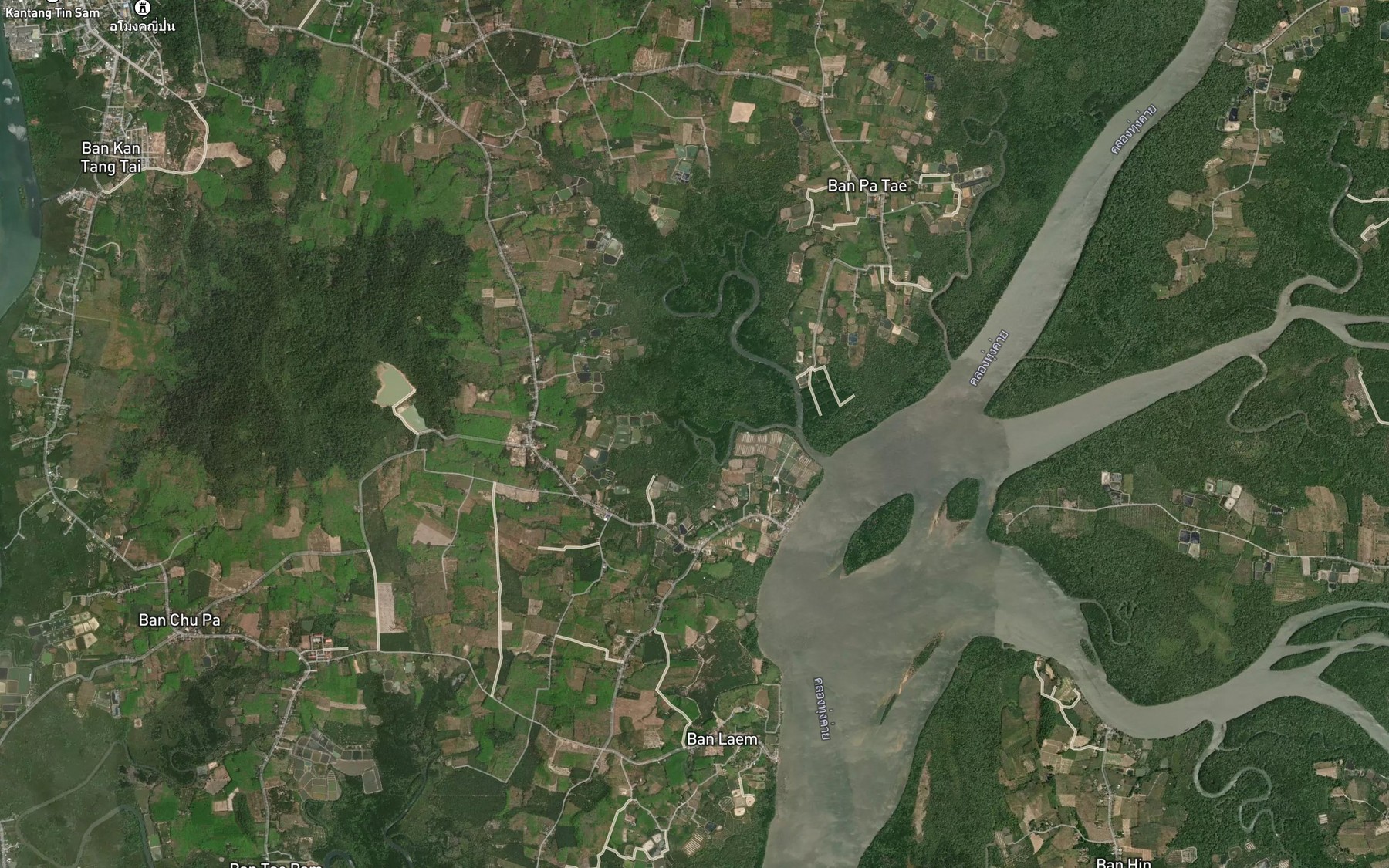 Satellite map of the Huai Luek