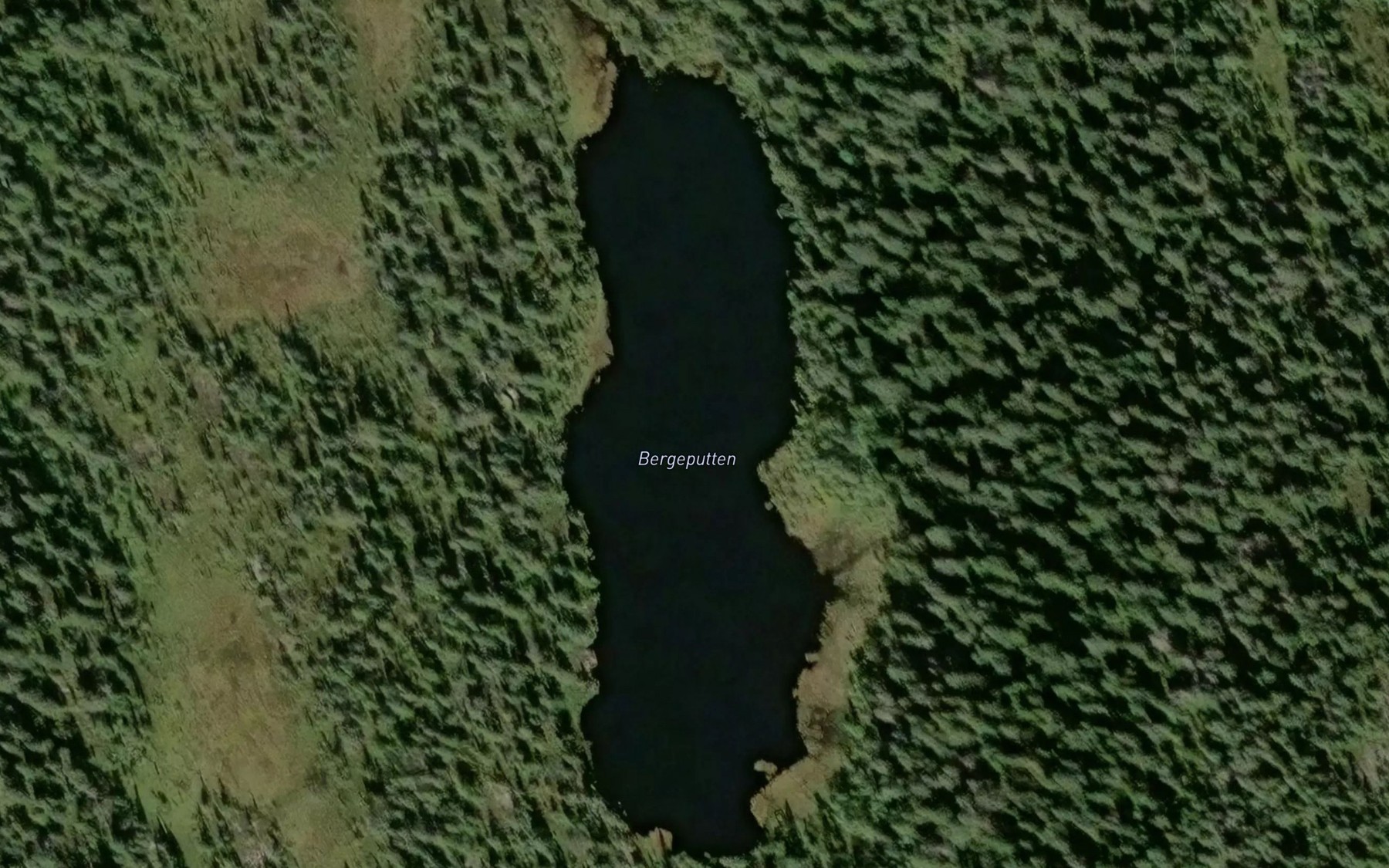 Satellite map of the Bergeputten