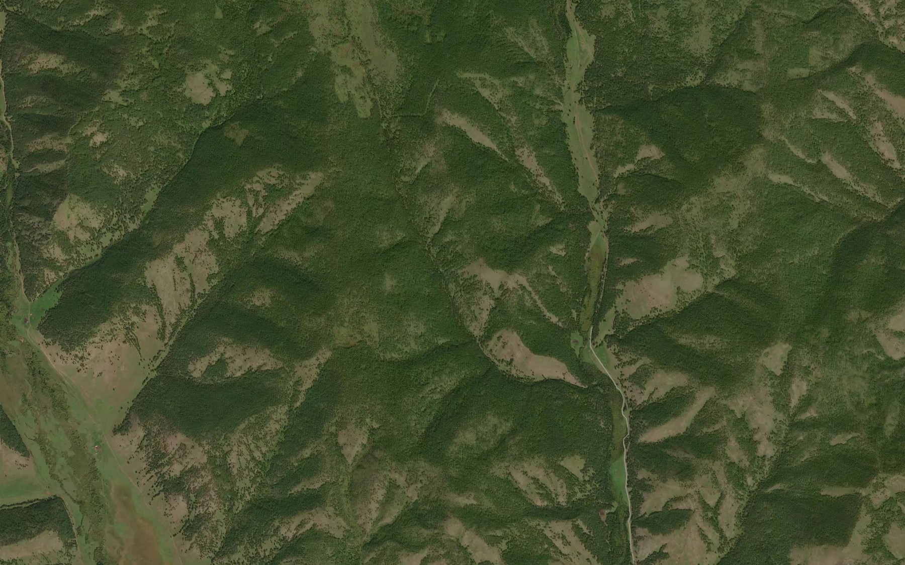Satellite map of the Pad' Naryn-Bil'chir