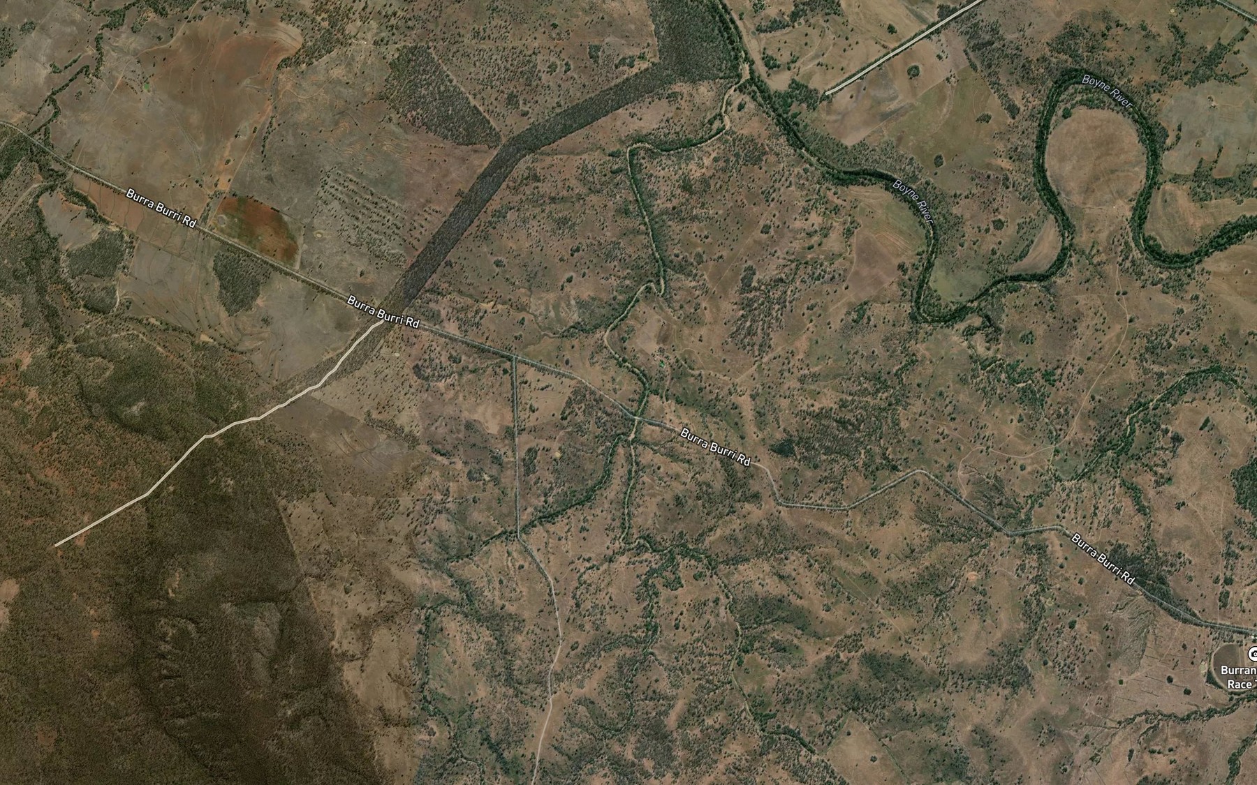 Satellite map of the West Johnson Creek