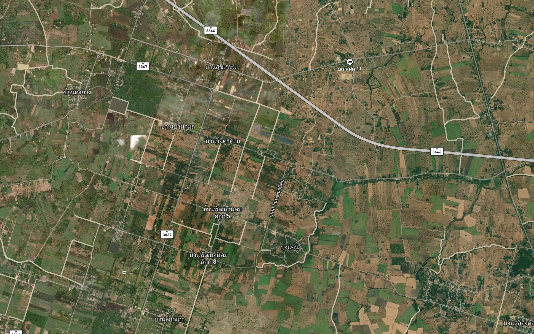 Satellite map of the Huai Pla Kang