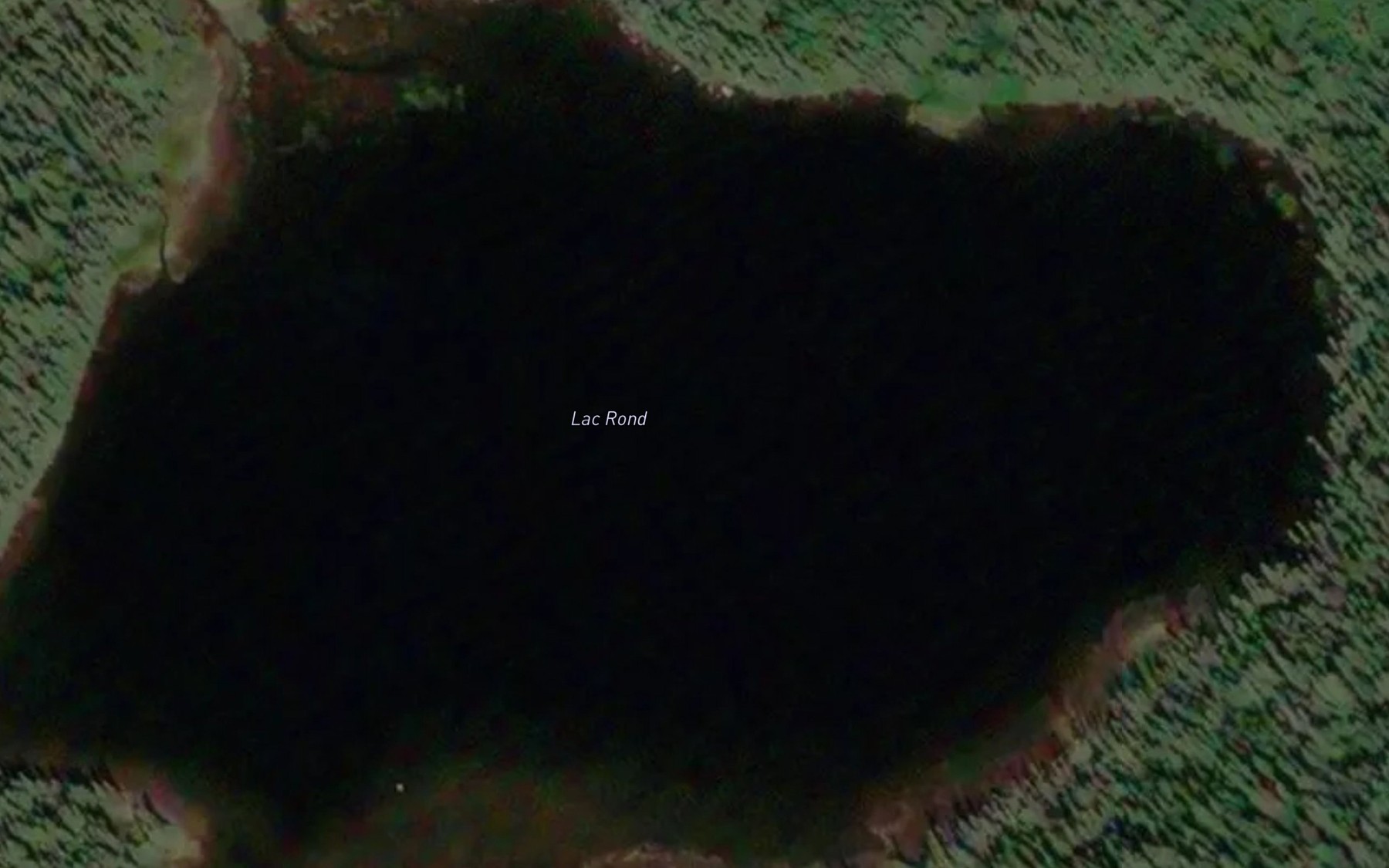Satellite map of the Lac Rond