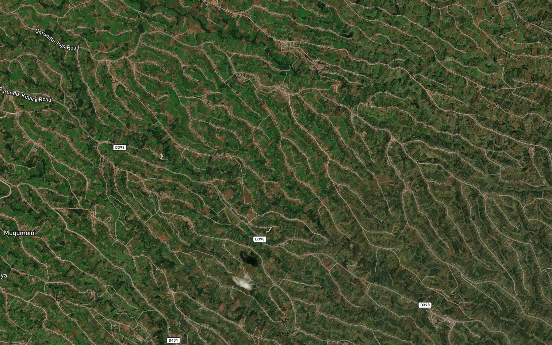 Satellite map of the Kiandakinene