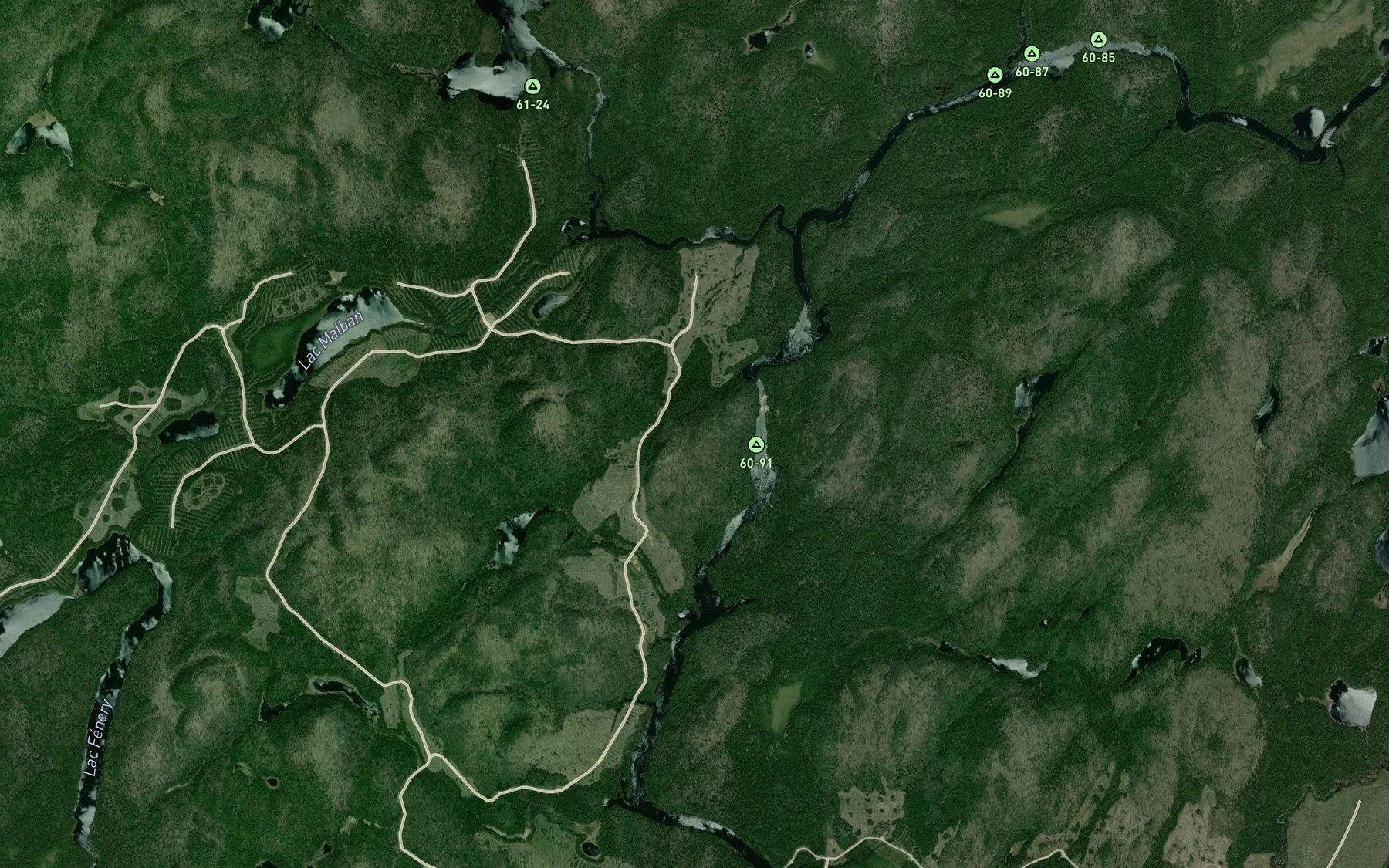 Satellite map of the Sagik Pawatik