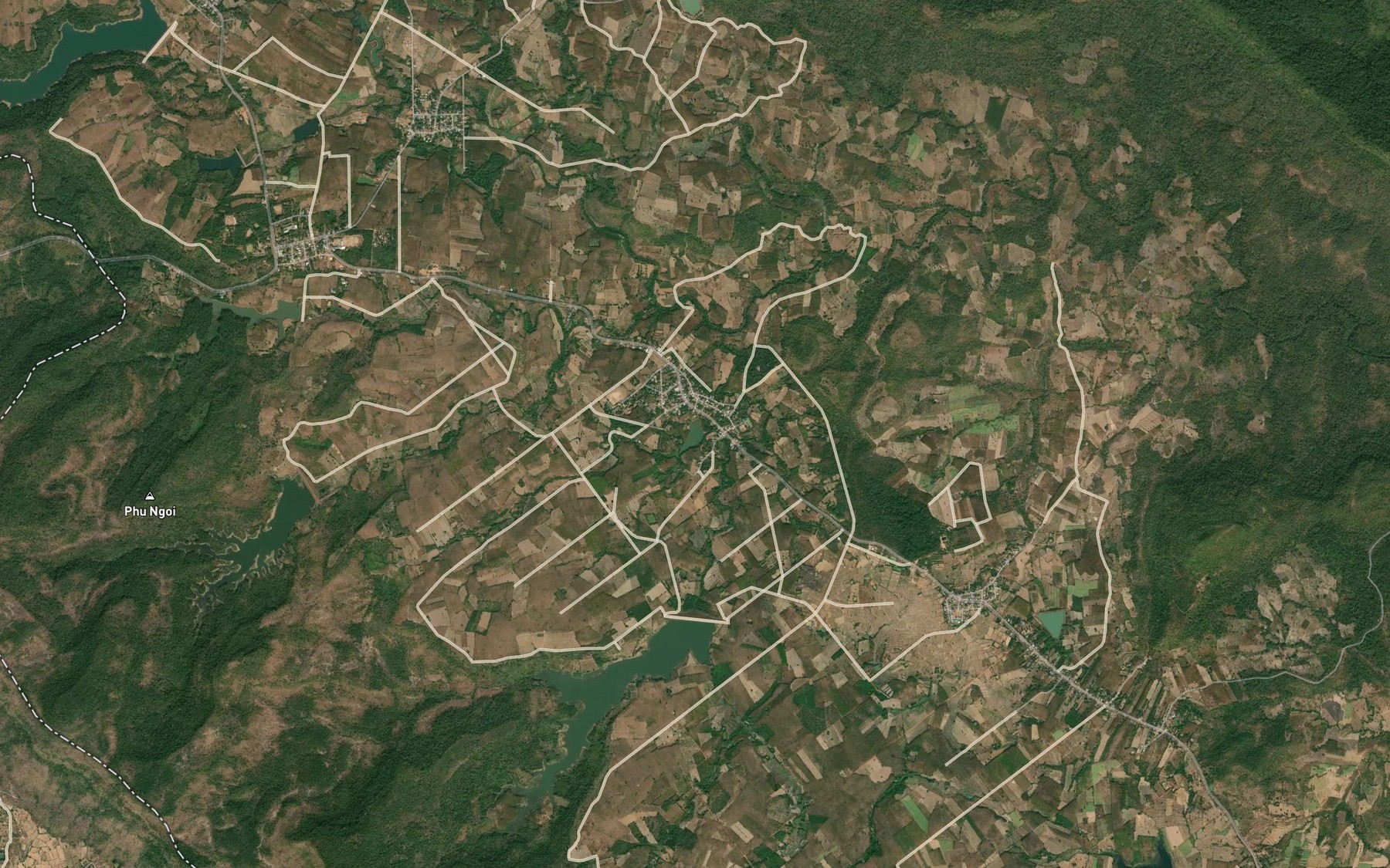 Satellite map of the Ang Kep Nam Nong Phu