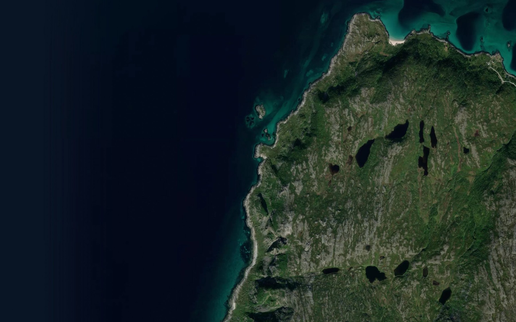 Satellite map of the Sorvika
