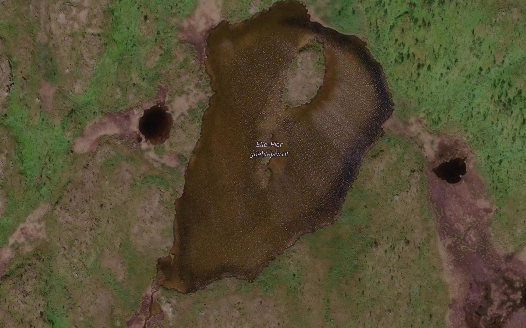 Satellite map of the Ellepiergoattejavrit