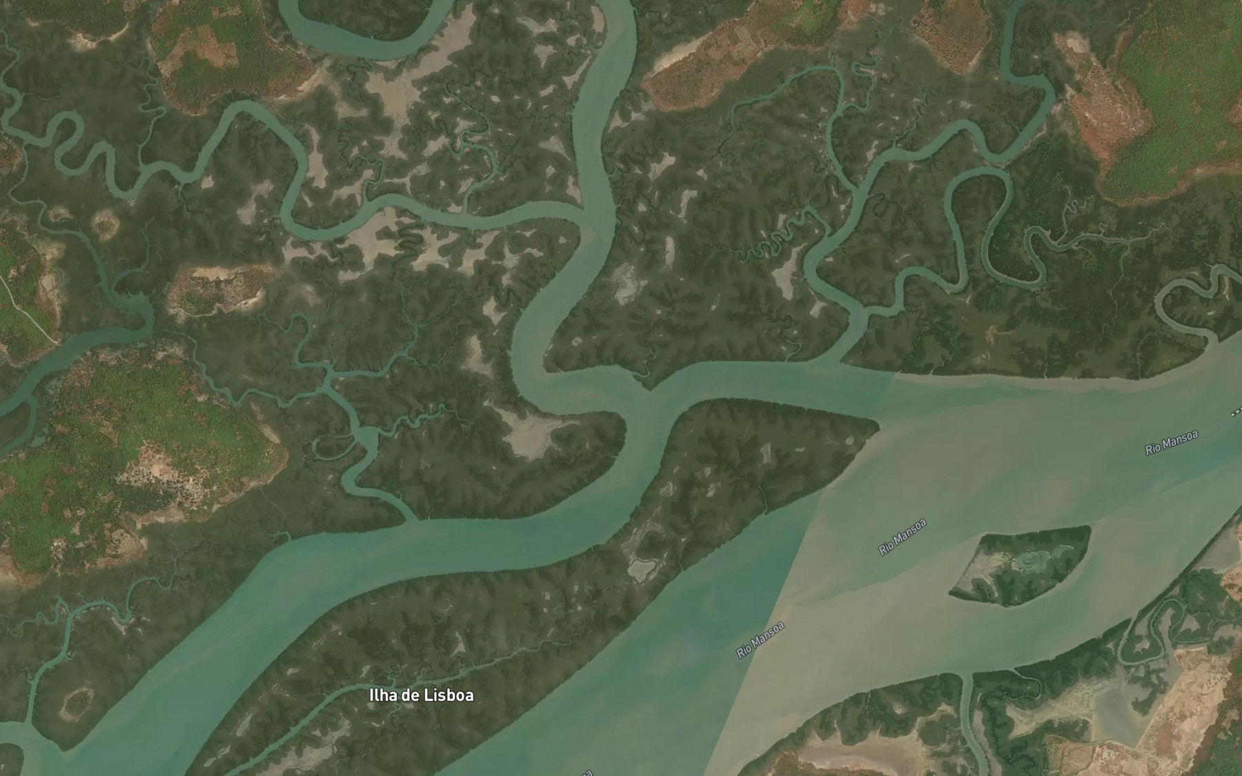 Satellite map of the Rio de Timate