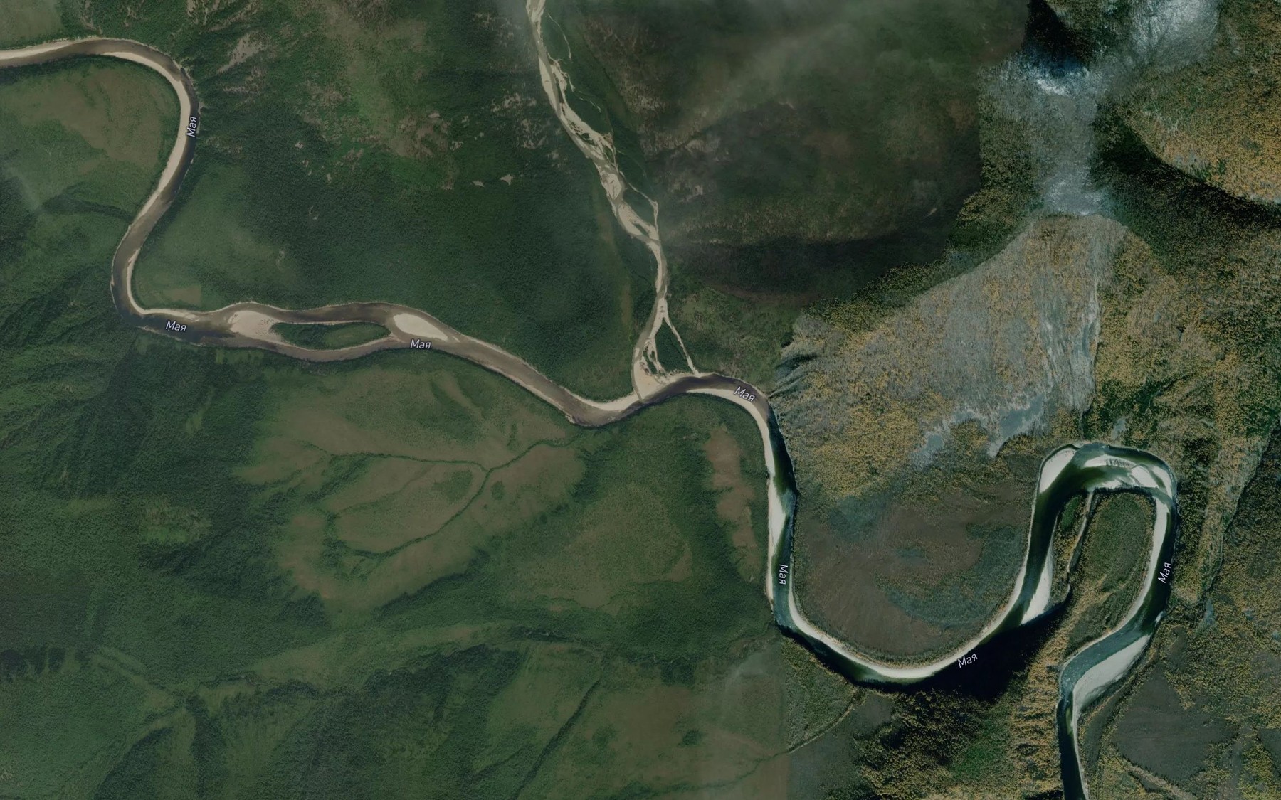 Satellite map of the Salga