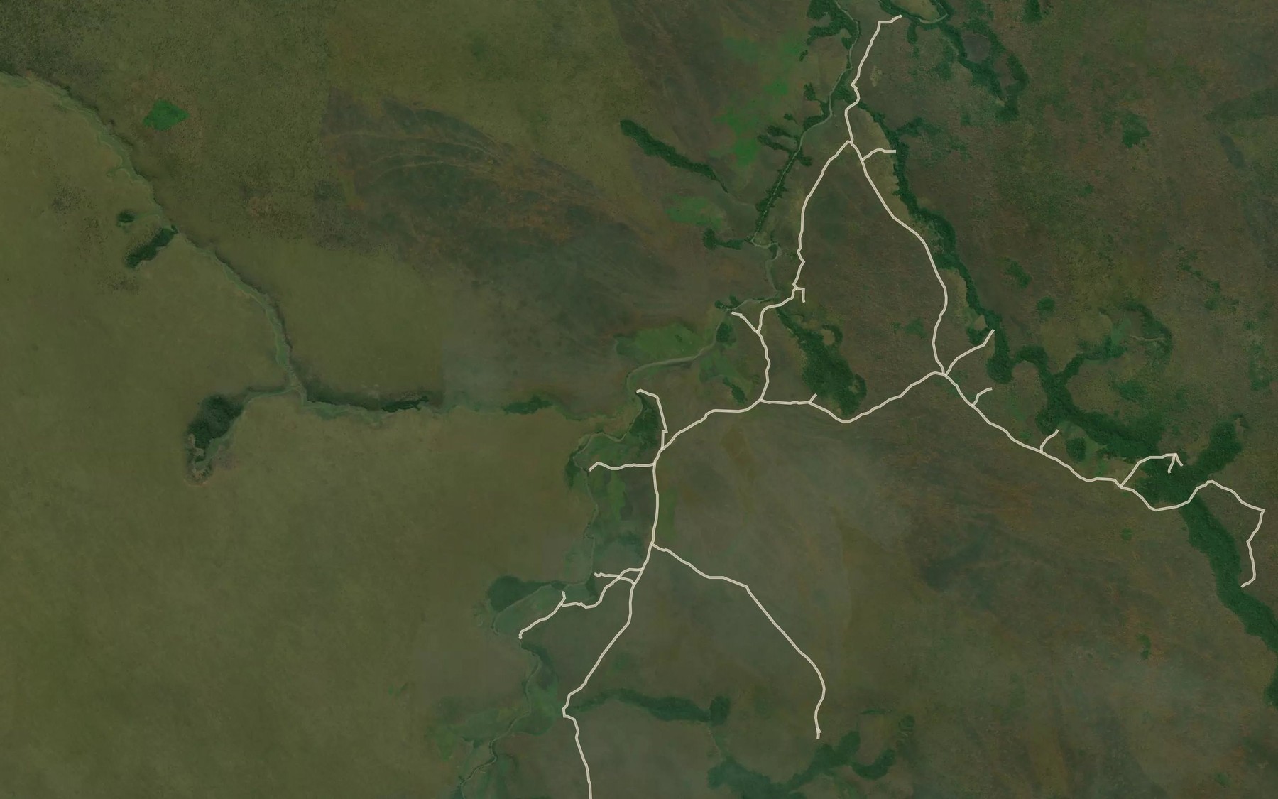 Satellite map of the Katsolo