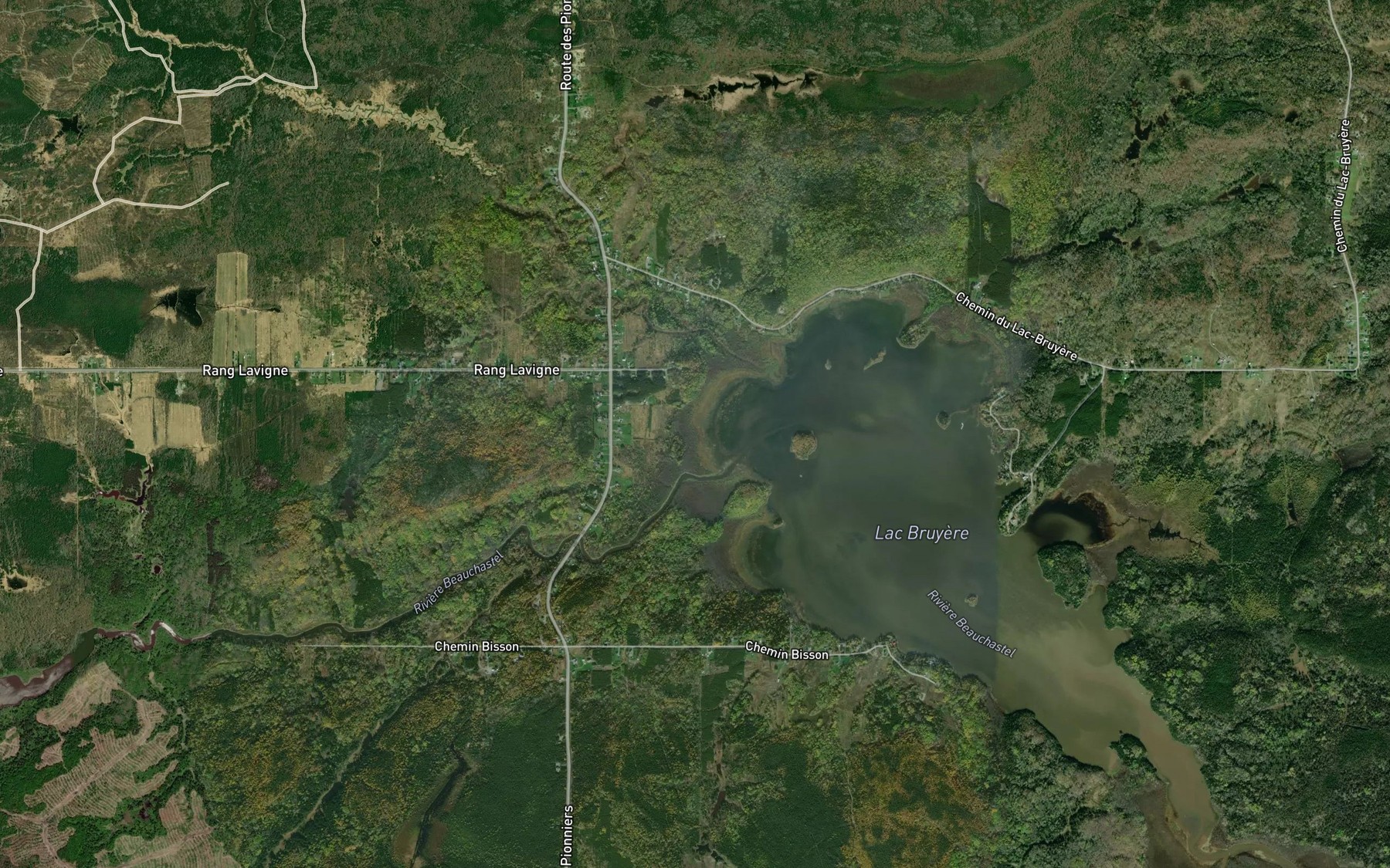 Satellite map of the Cours d'eau Coursol