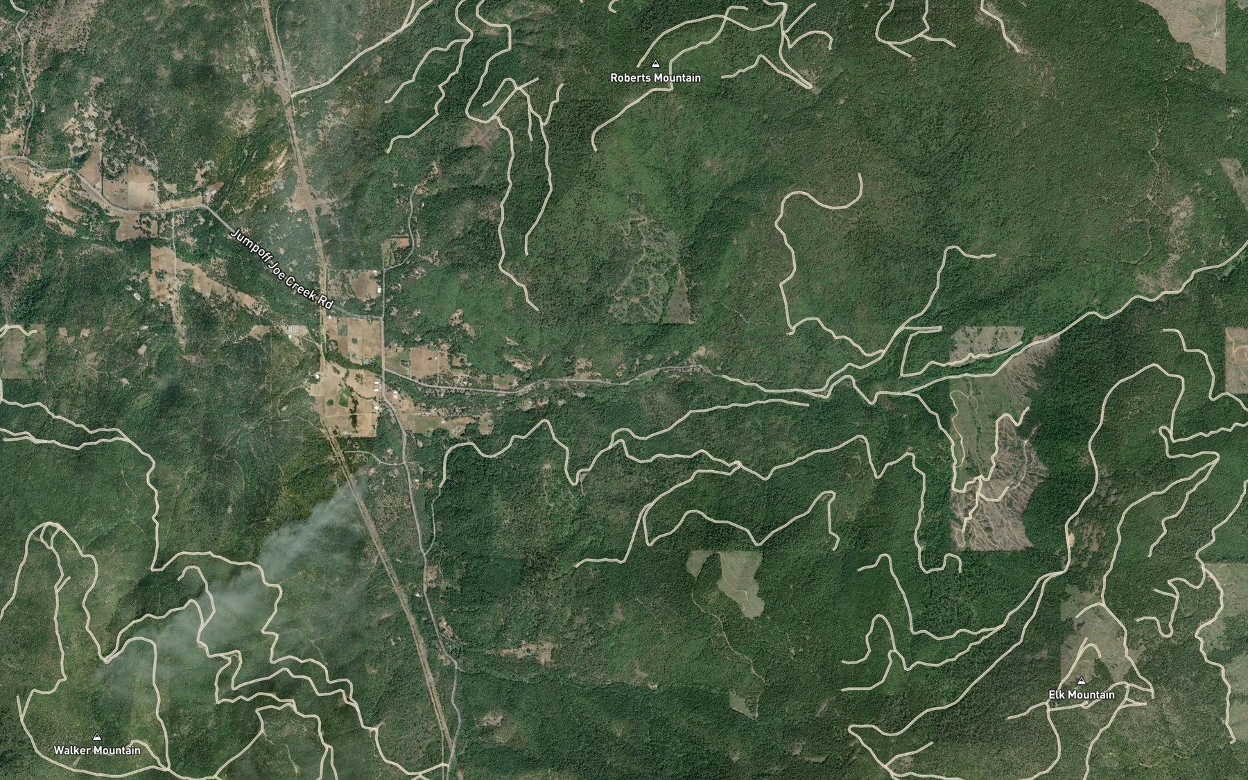 Satellite map of the Water Branch