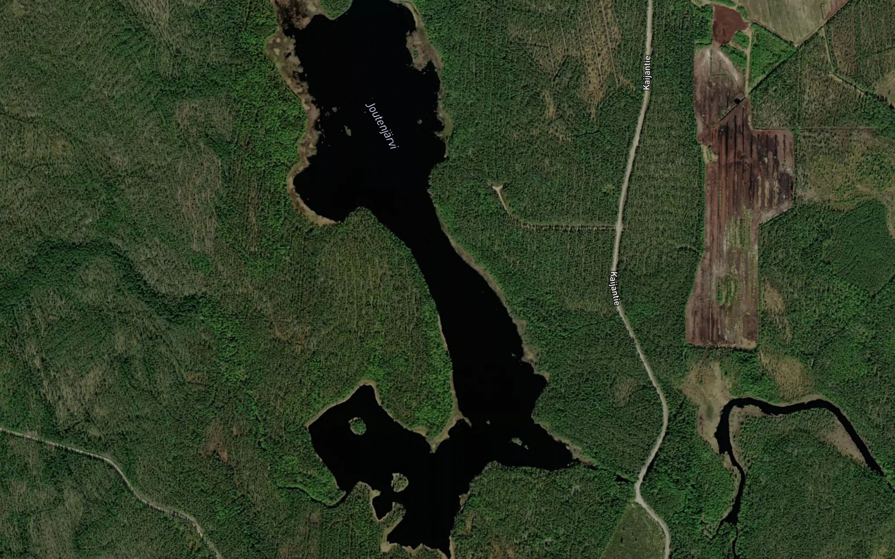 Satellite map of the Joutenjarvi
