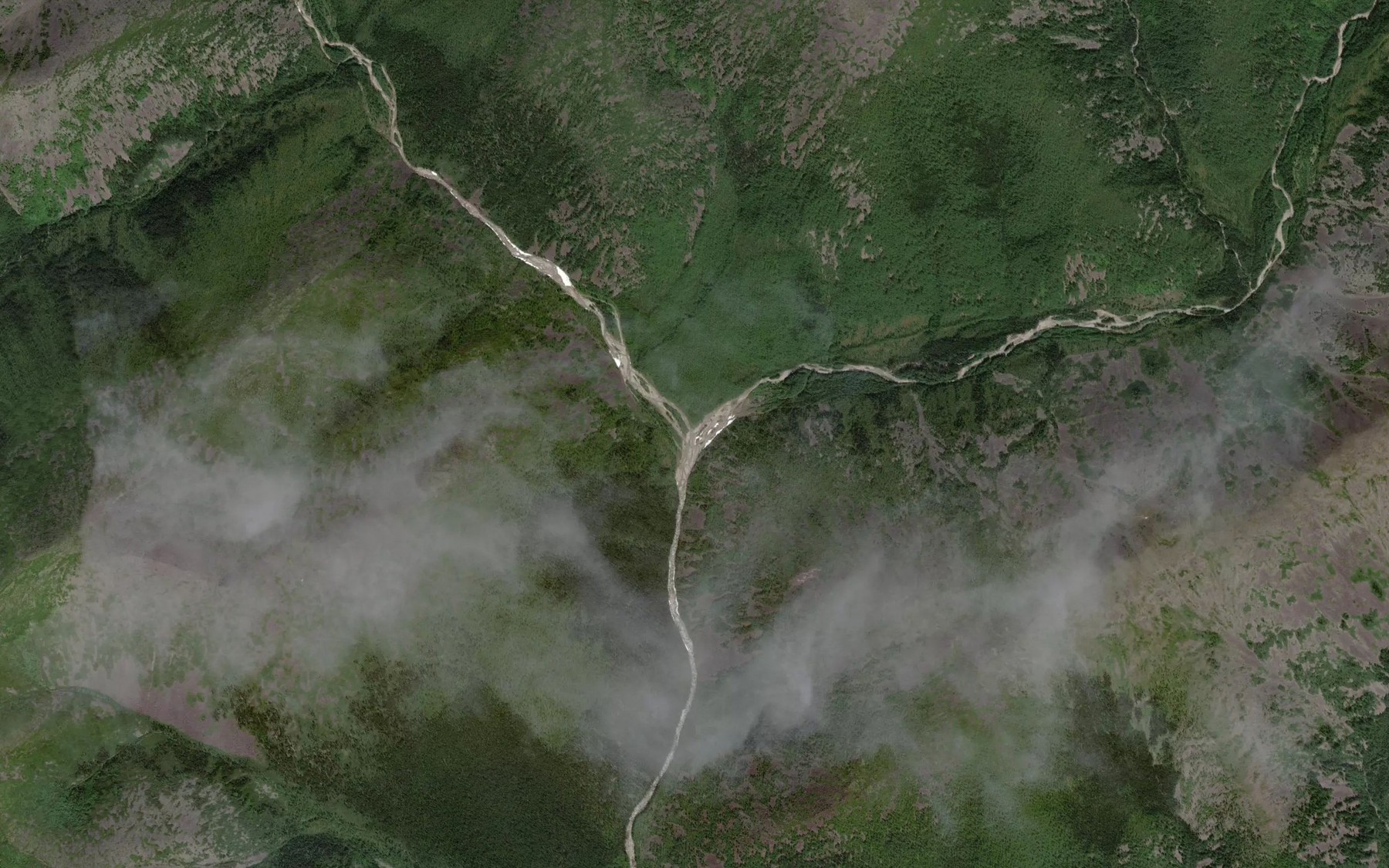 Satellite map of the Gornyy