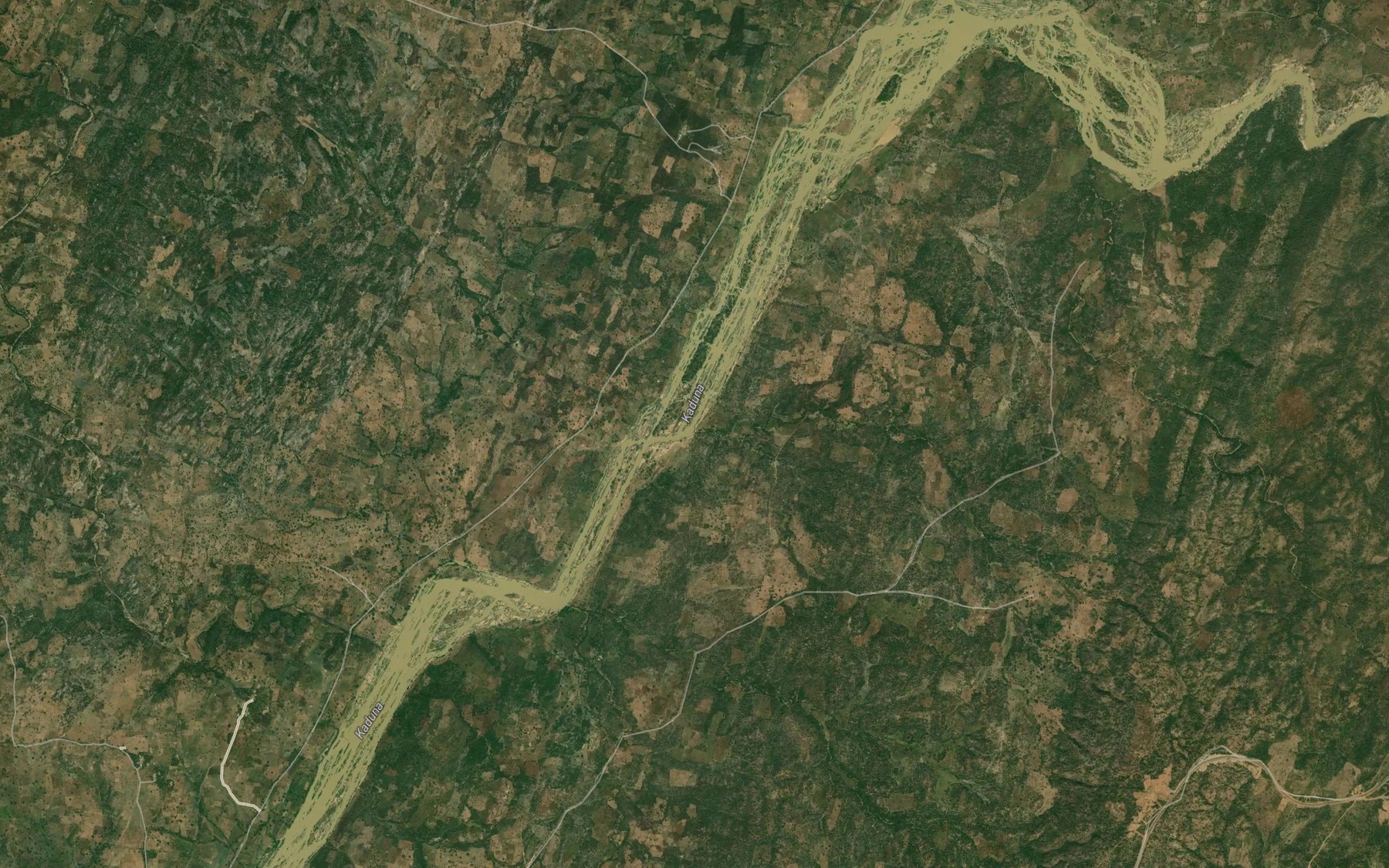 Satellite map of the RIver Jamiligo