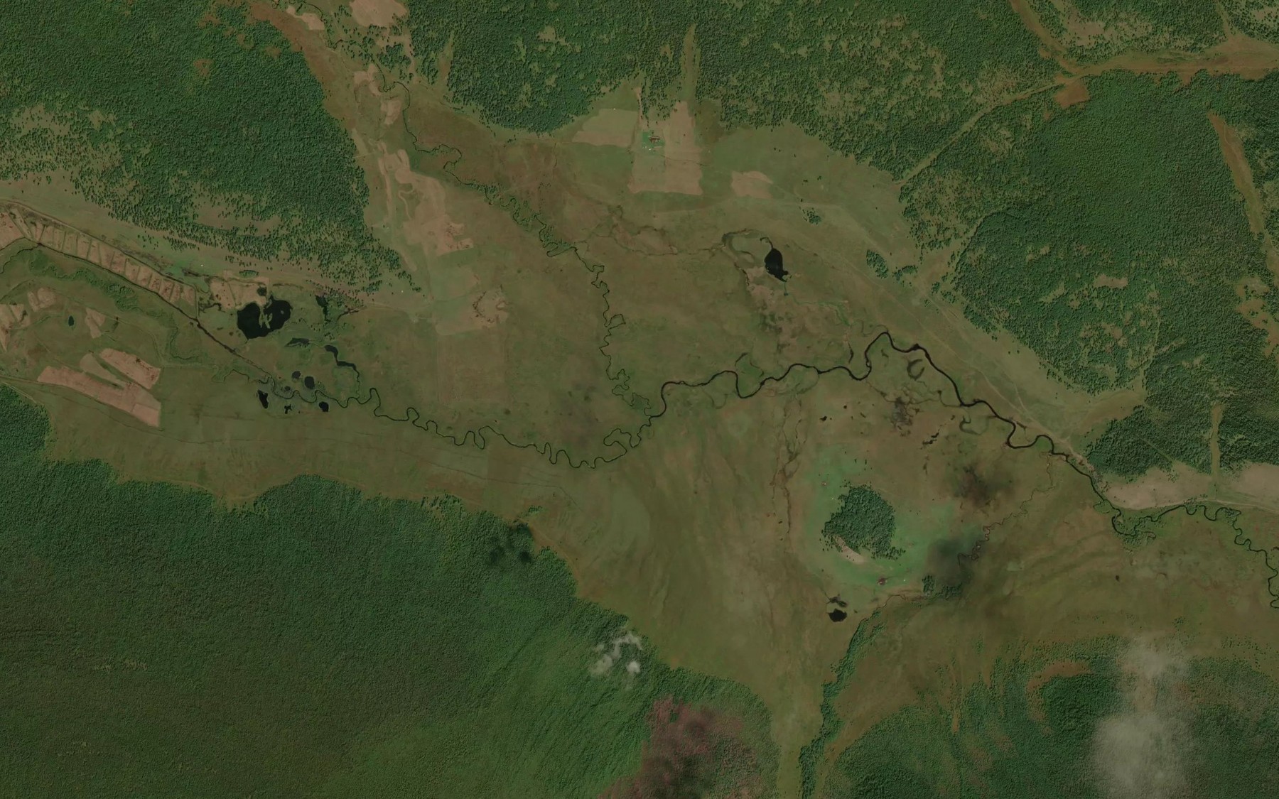 Satellite map of the Uta-Nyurgan