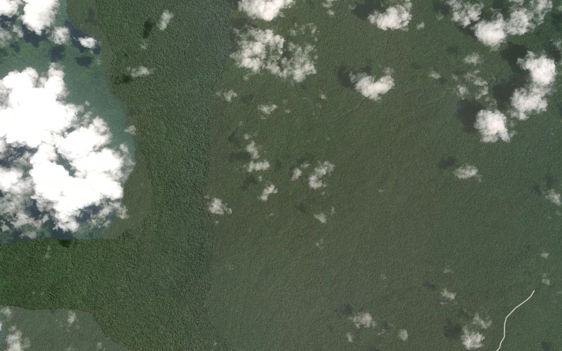 Satellite map of the Nkoe