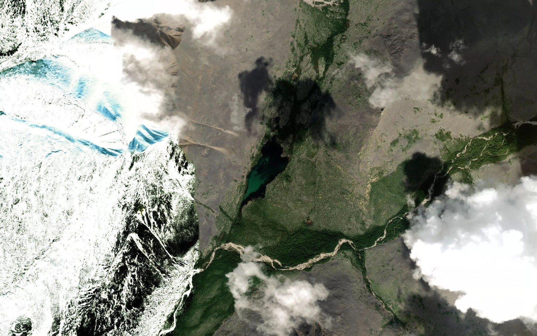 Satellite map of the Ozero Protochnoye