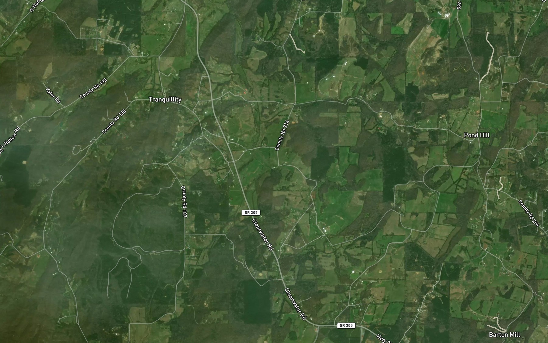 Satellite map of the Simpson Spring