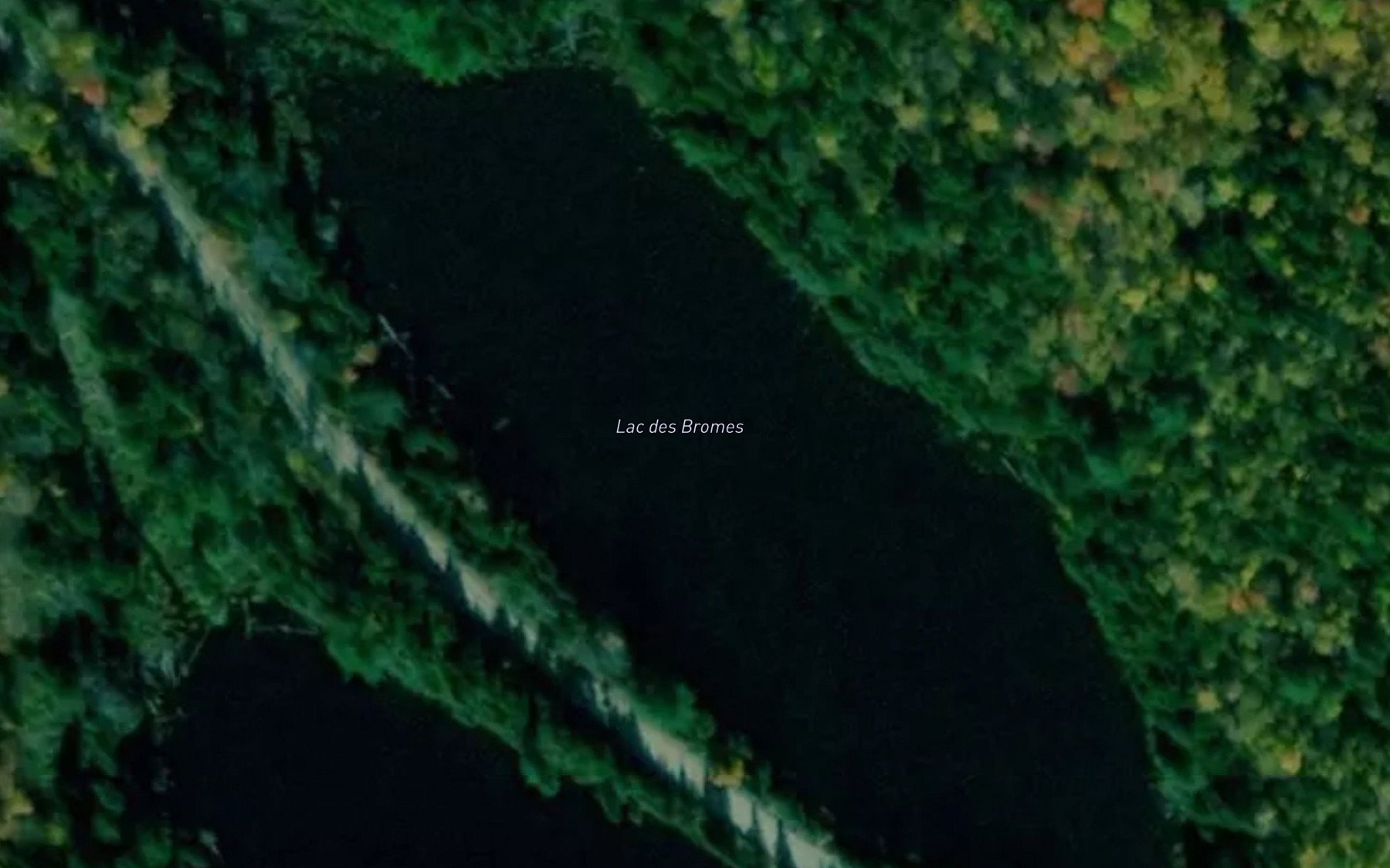 Satellite map of the Lac des Bromes