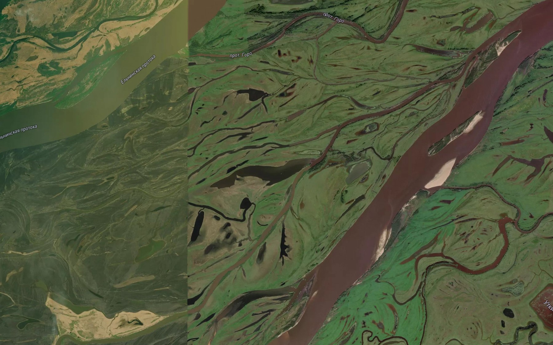 Satellite map of the Ozero Bol'shoy Zaliv