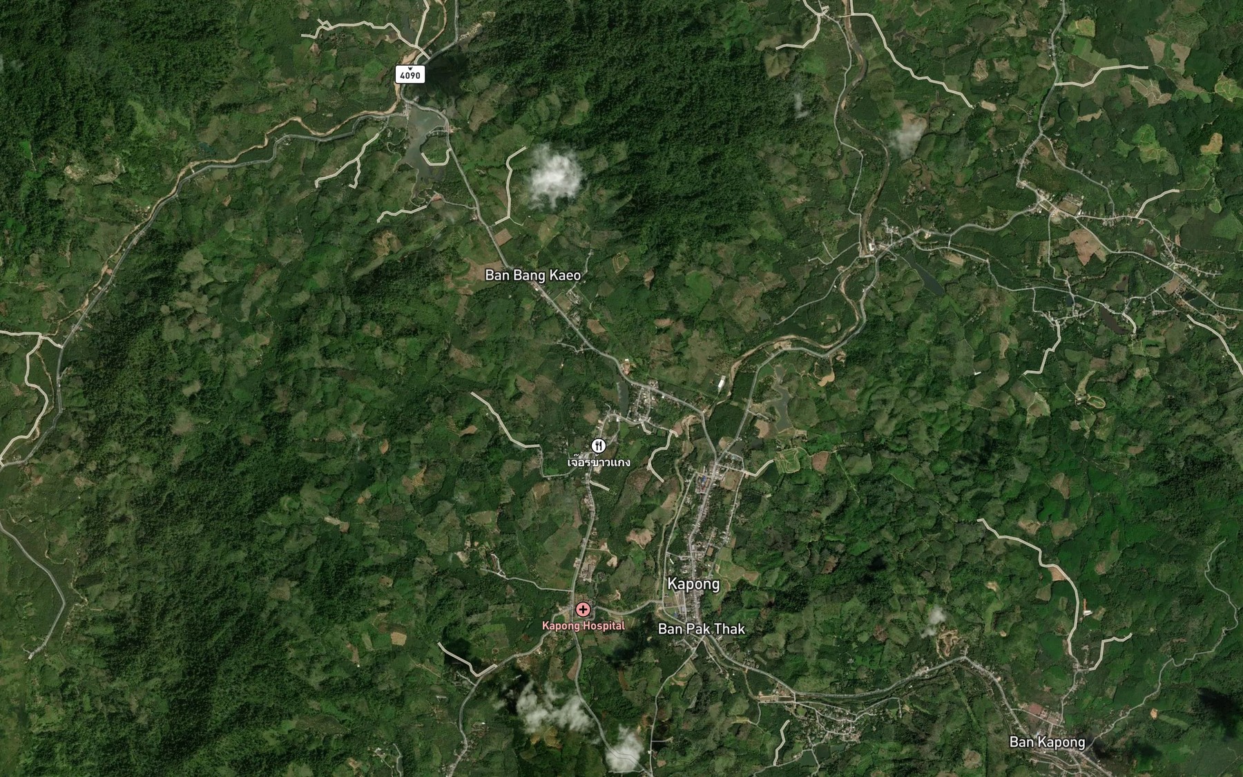 Satellite map of the Nong Tai Nop