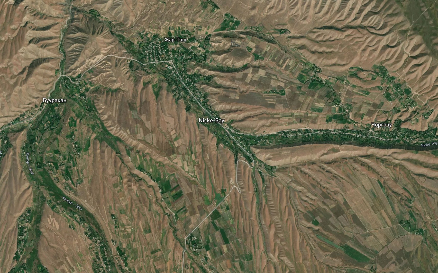 Satellite map of the Opozun-Say