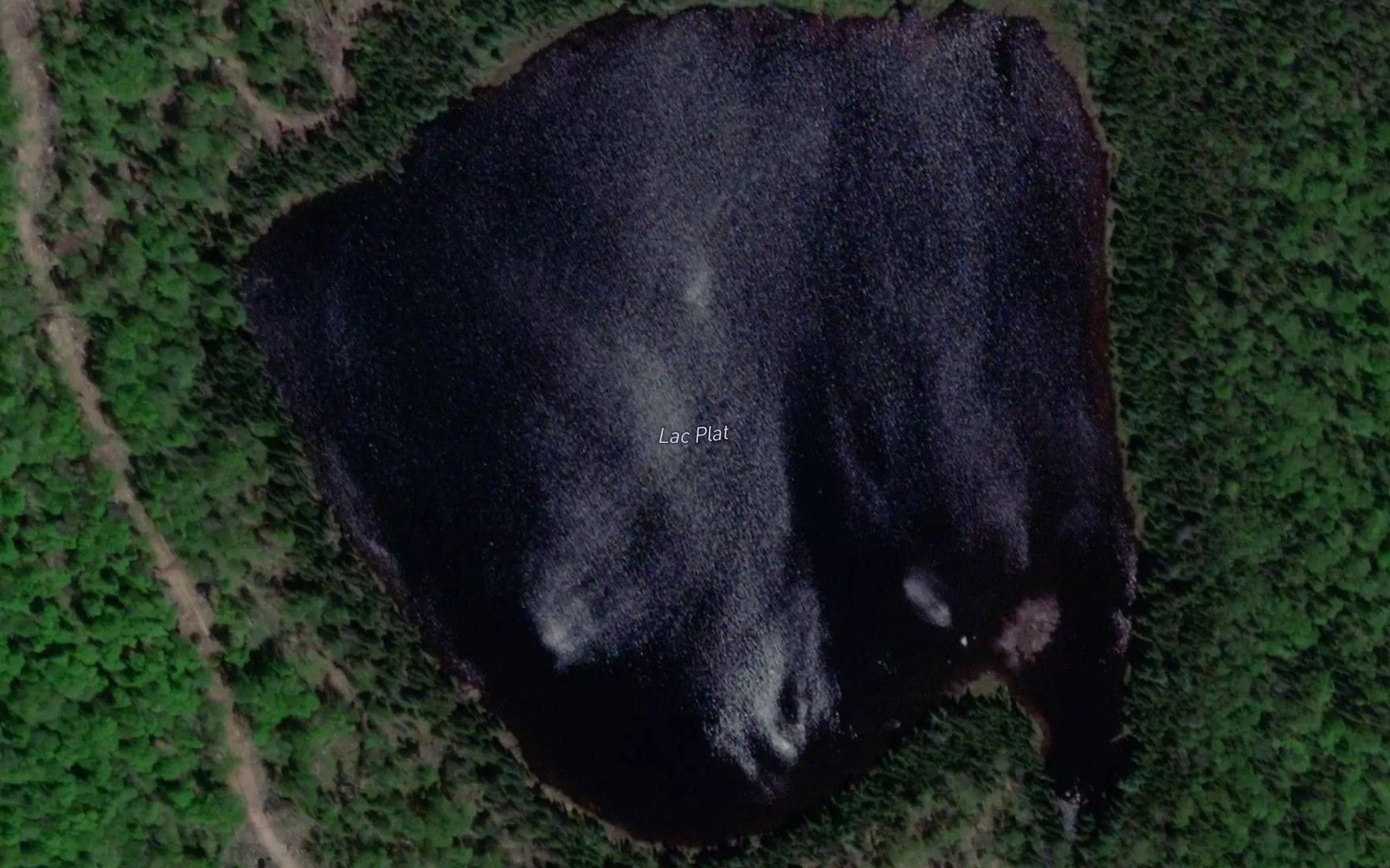 Satellite map of the Lac Plat