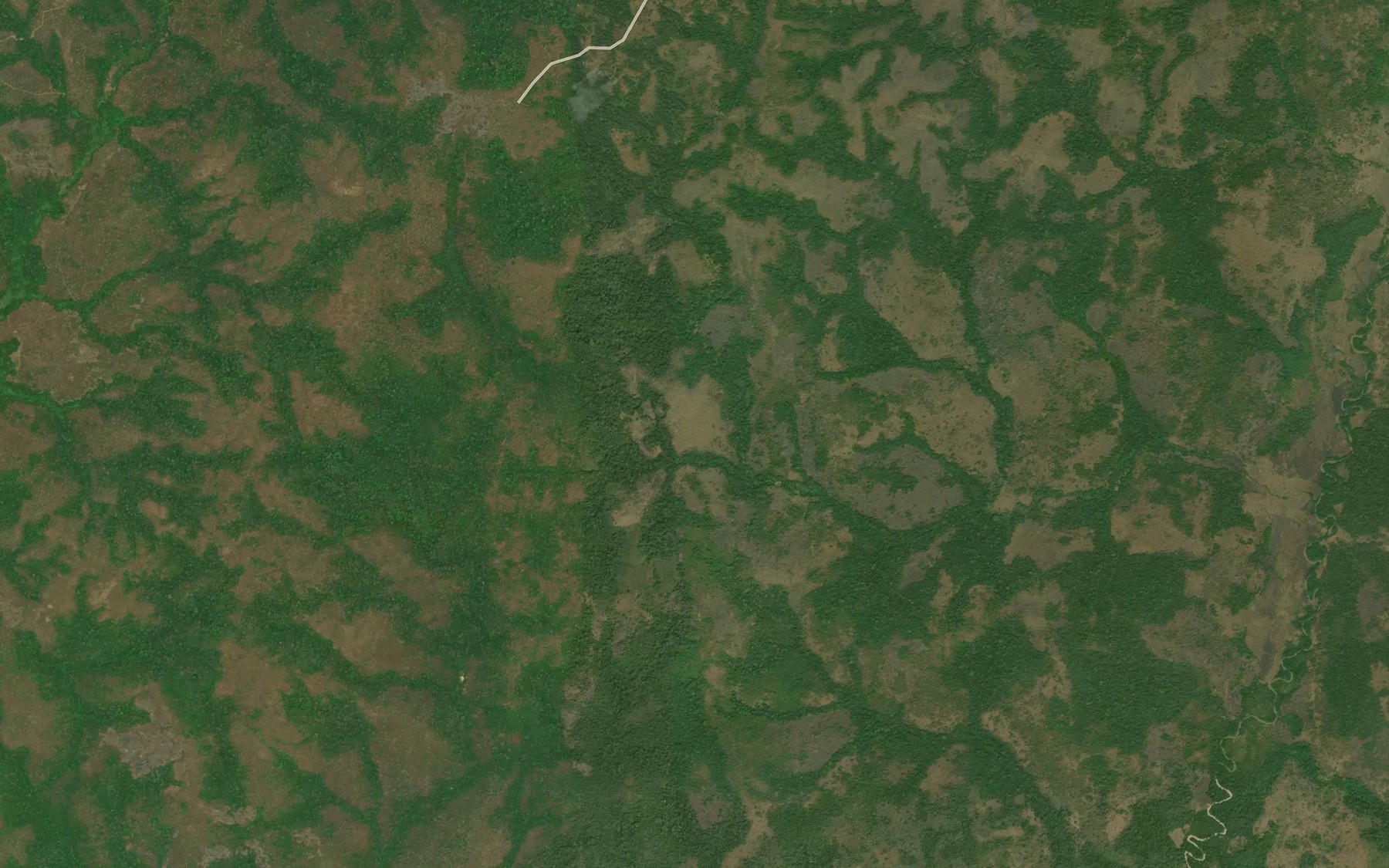 Satellite map of the Nadegbe
