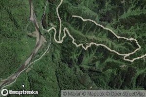 Satellite map of the Mangapouri Stream