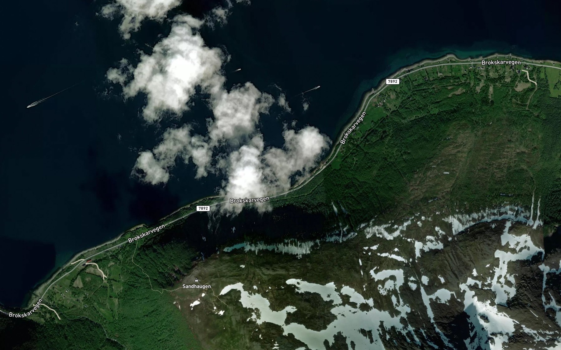 Satellite map of the Bogen