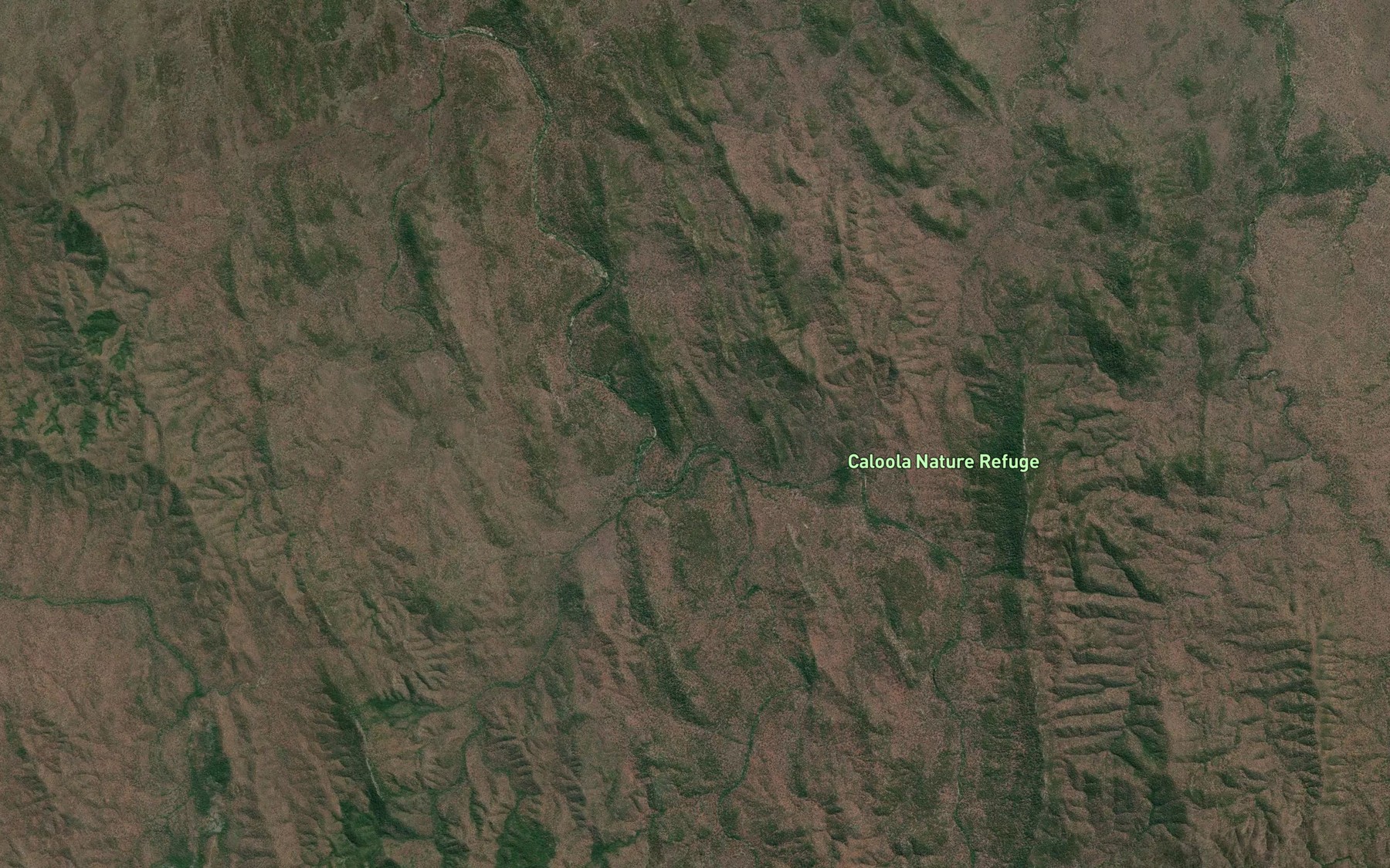 Satellite map of the Anderson Creek