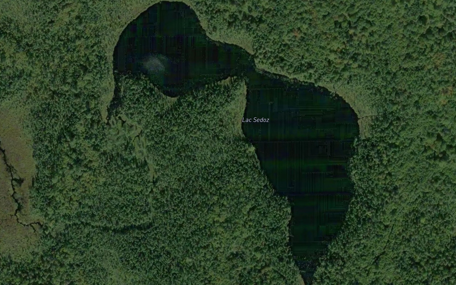 Satellite map of the Lac Sedoz