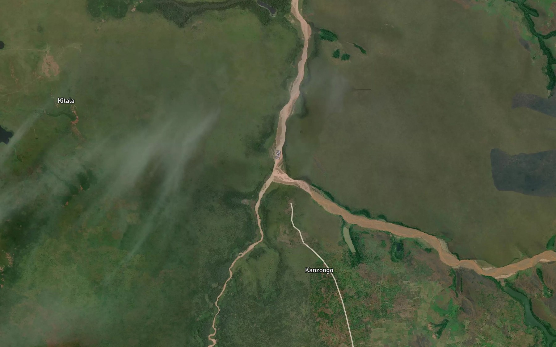 Satellite map of the Tateshi